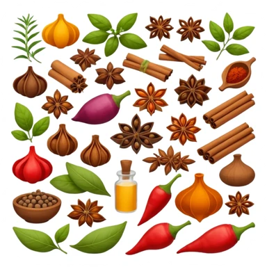 spices and herbs sticker