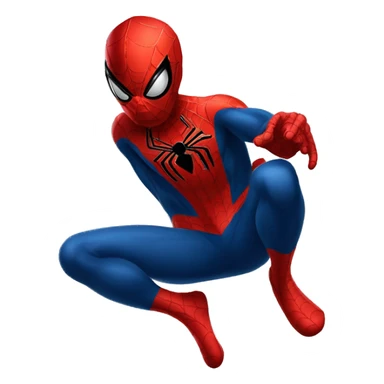 Spider man con chancla sticker