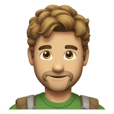 Leon musculoso diciendo okey sticker