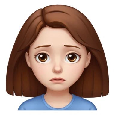 Sad girl sticker