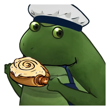 Cinnamon roll sticker