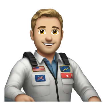 Martin Apprich in cockpit sticker