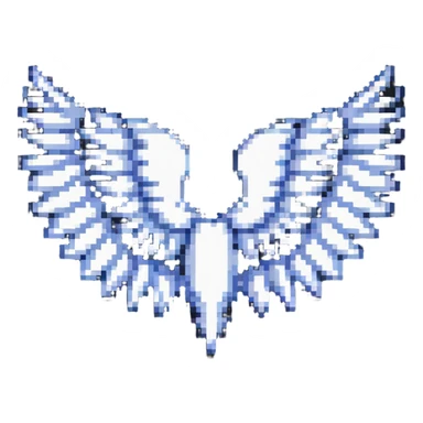 feathered wing sticker
