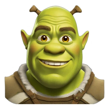 shrek avec avec un bon sticker