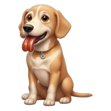 Perro salchicha con gordo de mar sticker