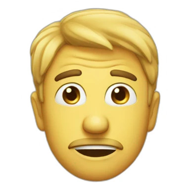 Sarcastic emoji sticker