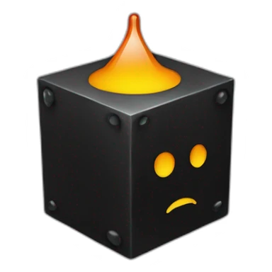 faceless crude oil cube sticker