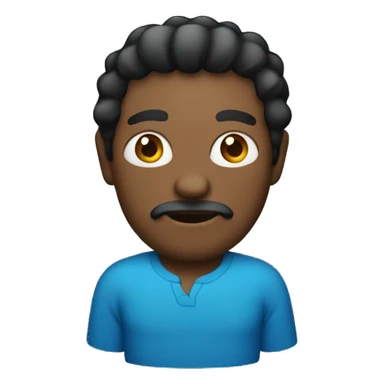 Man with a blue bacalava  sticker