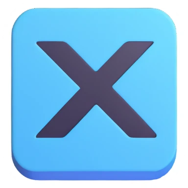 Telegram verification badge, light blue irregular octagon with white checkmark sticker