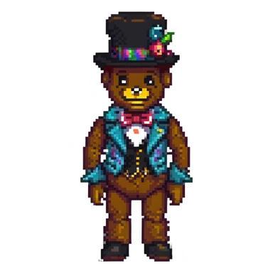 Glamrock Freddy from Five Nights at Freddy's Security Breach sticker
