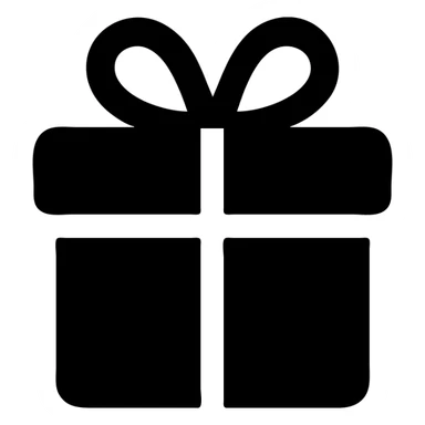 white present, modern, soft highlights, no text sticker