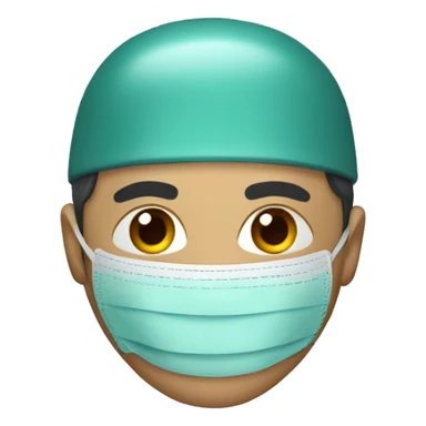 Surgeon mask sticker