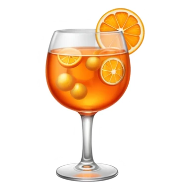 Mach mir einen Aperol in Emoji Stil sticker
