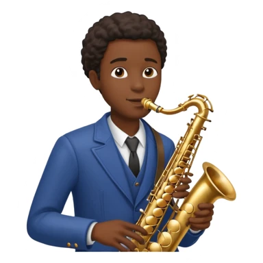 Street Music Performer black man  sticker