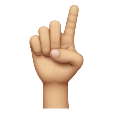 Pointing on ear sticker