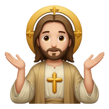 Jesus blessing me sticker