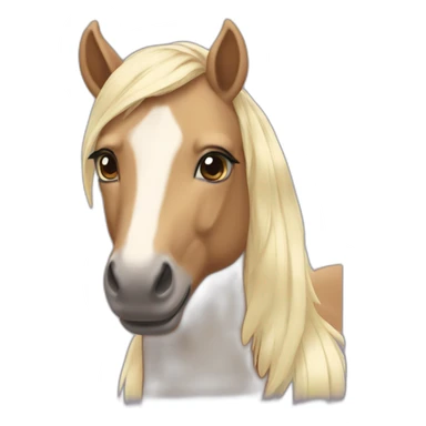 Cheval isabelle sticker