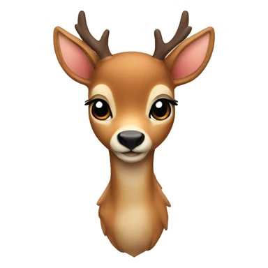 a cute deer  sticker