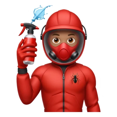 inscticidier man red sticker