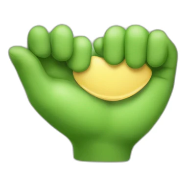 Cœur avec la main sticker