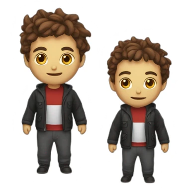 Demonexion avec c'est frère sticker