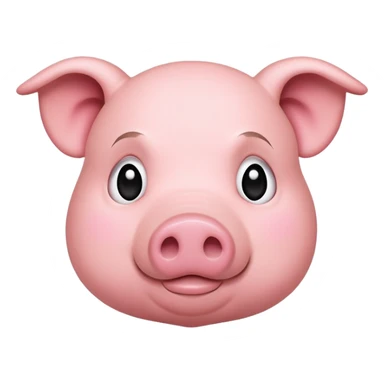 Emo pig sticker