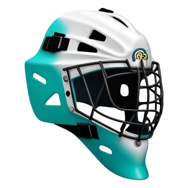 Hockey goalie mask sticker
