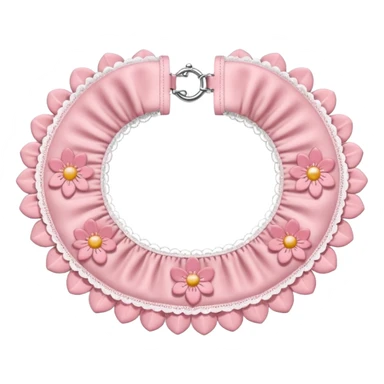 Lolita Sakura flower collar sticker