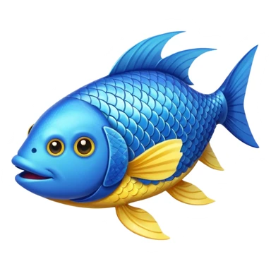 Fish with running shoes  sticker