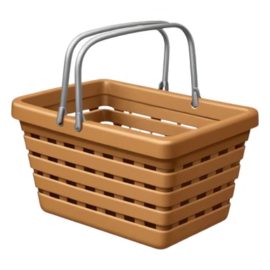 empty shopping basket sticker