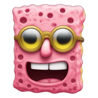 SpongeBob Wearing Sunglasses  sticker