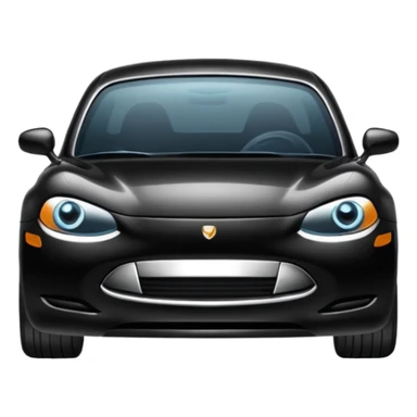 grosse voiture noire sticker