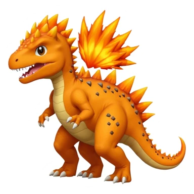 Tyrunt-Agumon-fusion (full Body) sticker