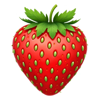 strawberry with seeds sticker
