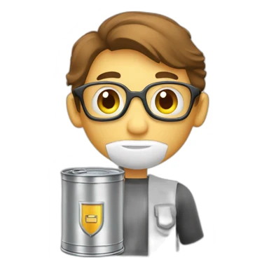 can you make me chemistry logotype with shield sticker