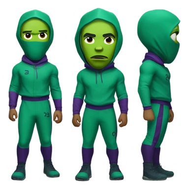 Thanos , player 230 from squid game season 2 sticker