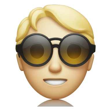 crying behind sun glasses sticker