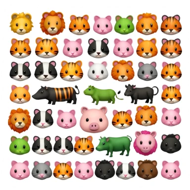 Cat dog cow mouse frog pig Lion Bear shrimp alphablocks a tung tung sahur trippi troppi banh mi ram ram tiger seal la foca lasagnaetta trulimero trulichina bombardino crocodrillo sticker