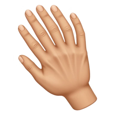 Make a hand with all the fingers open just third finger is folded 90 degrees sticker