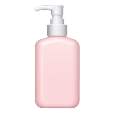 Pastel pink lotion bottle sticker