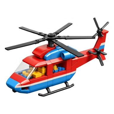 lego blocks helicopter 🚁 sticker