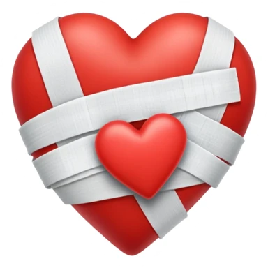 Corazón con curita  sticker