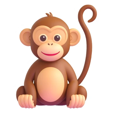 monkey emoji sticker