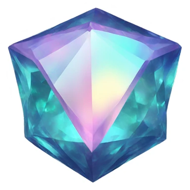 hologram textured gem sticker
