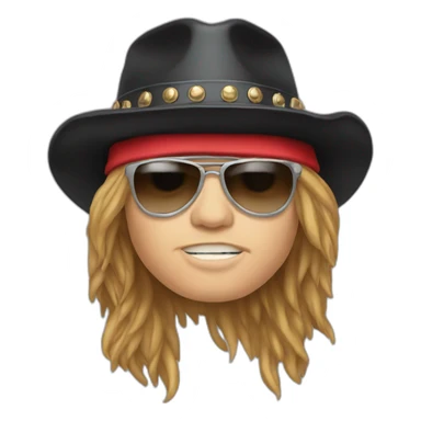 Axl rose sticker