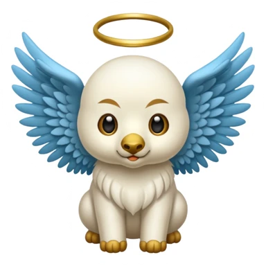 un animal ange de mongolie sticker