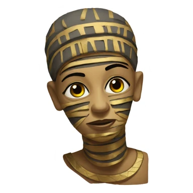 egyptian mummy sticker