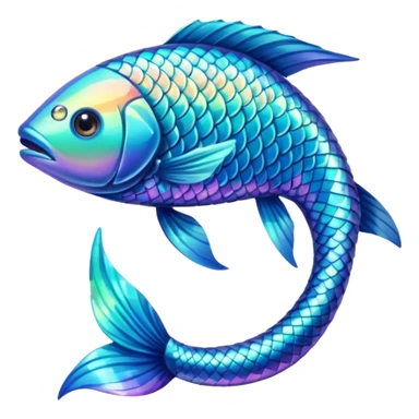 Balık kuyruğu sticker