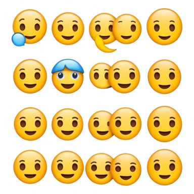 create a set of emojis for Ai-first companu coMind sticker