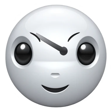 Metal cute black eyes ball driving on 4 car wheels sticker